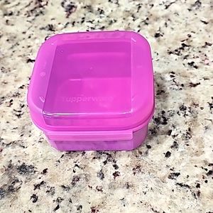 Tupperware purple Square Food Storage Container